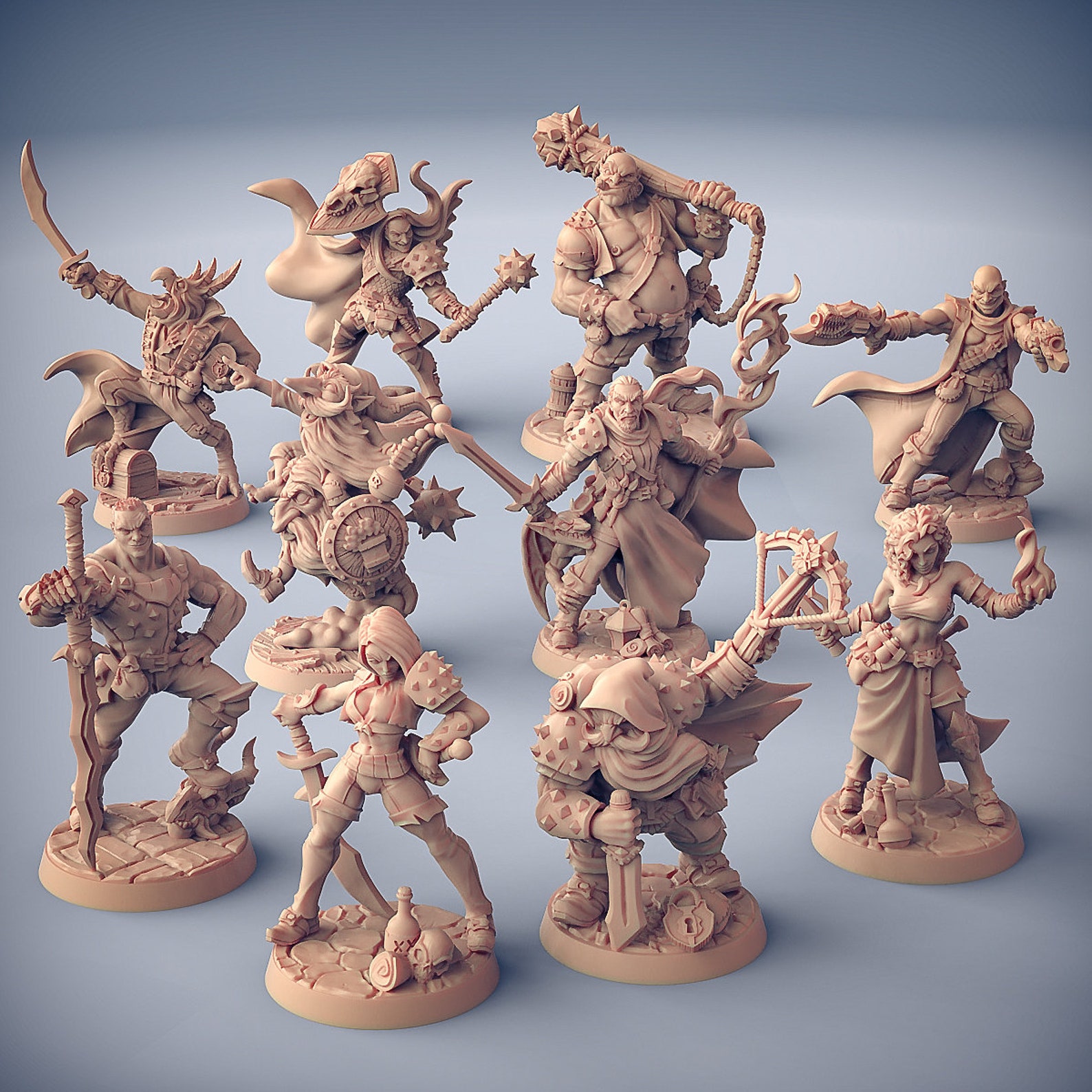 Dnd Dwarf Thief Mini Tabletop RPG Miniature D&D Figurines - Etsy