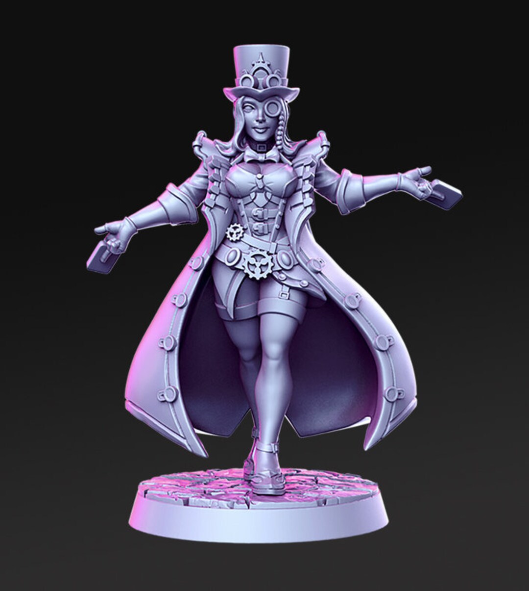 Dnd Human Female Fortune Teller Mini Tabletop RPG Miniature D&D Figurines Pathfinder Fantasy
