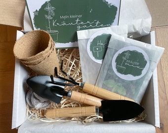 Mon petit coffret cadeau jardin d'herbes aromatiques