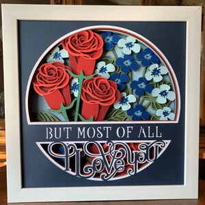 Pero Sobre Todo Te Amo 10x10 Shadowbox