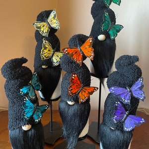 Butterfly Gnome - Orange, Teal, Purple, Yellow, Green