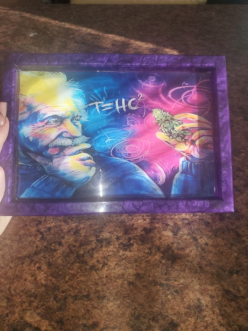Albert Einstein Rolling Tray image 4