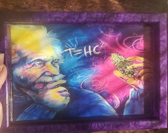Albert Einstein Rolling Tray