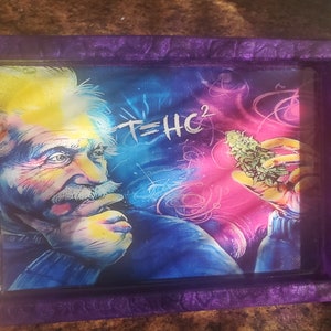 Albert Einstein Rolling Tray image 2
