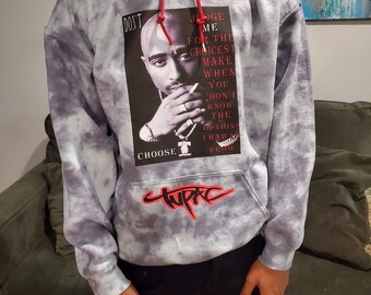 black tupac hoodie