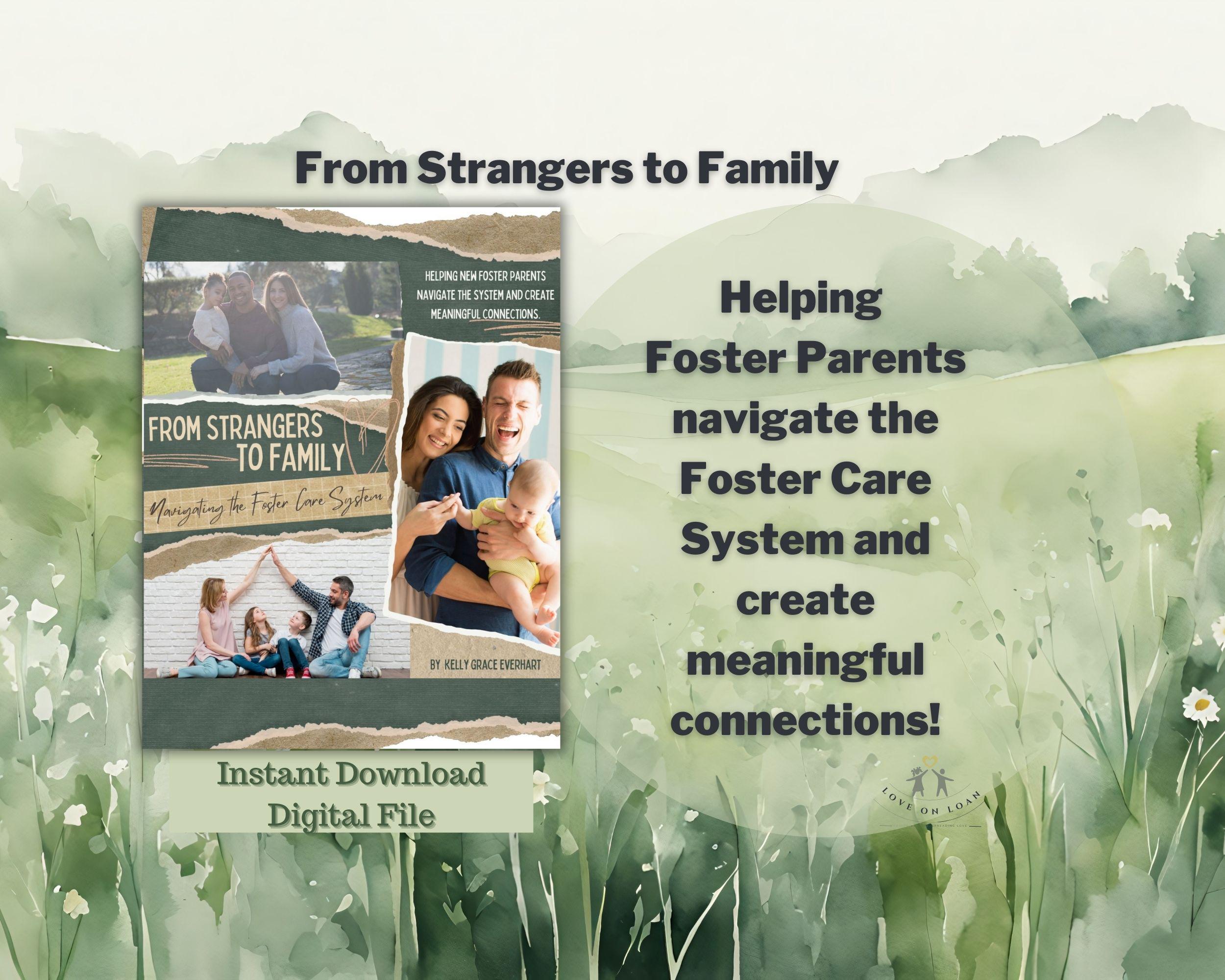 From Strangers to Family: Foster Care Guide for Parents | Printable 8.5"x11" Instant Digital Canva Download