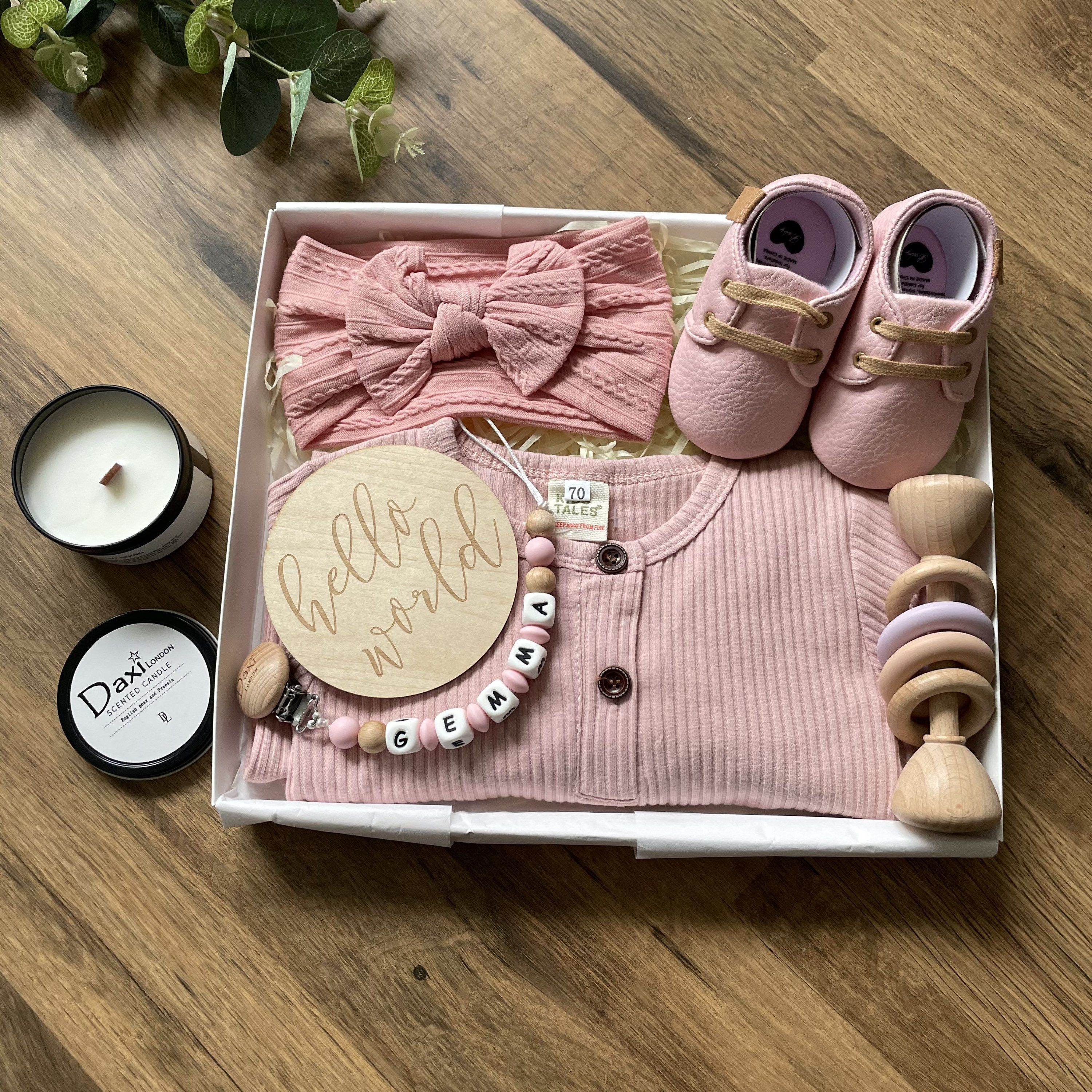 Baby Girl Hamper / Unique Baby Gift / Unique Baby Shower Gift Etsy