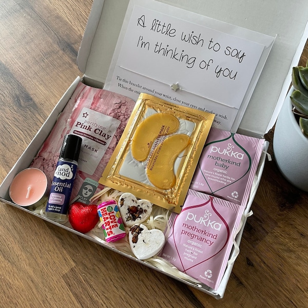 Mini Schwangerschaft Spa Verwöhnbox / Mutterschaft Verwöhngeschenk / Selbstpflege / Geschenkbox / Secret Santa Spa Box / Letterbox Geschenk / Verwöhnkorb