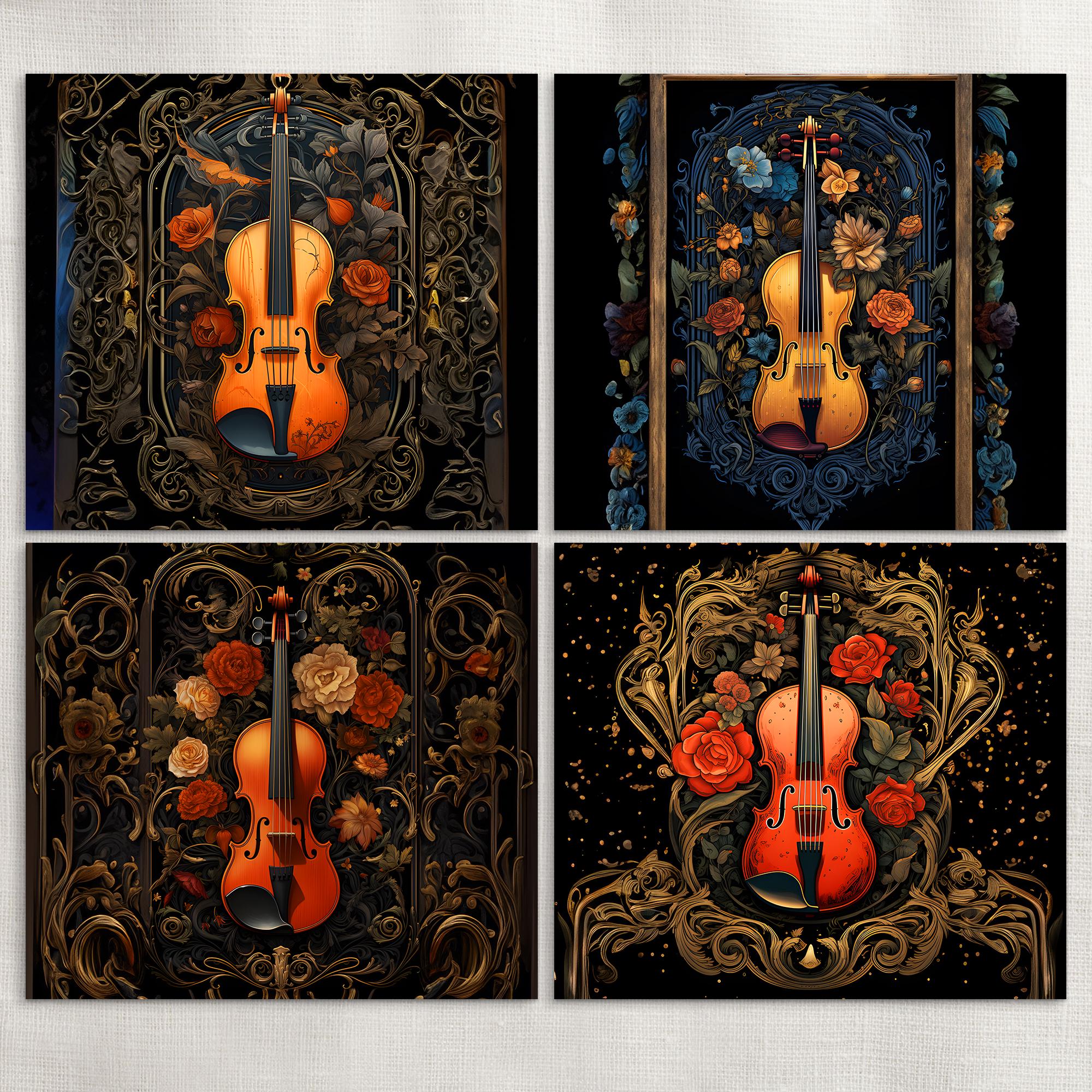 Music Tumbler Wrap Musical Tumbler Wrap Violin Sublimation Musical ...