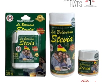 La Boliviana Stevia - Edulcorante natural y sustituto del azúcar (Hecho en Perú)