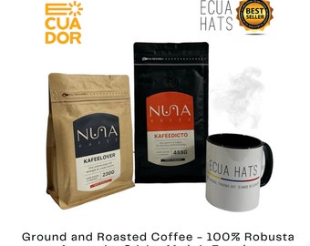 100% Robusta Ecuadorian Ground and Roasted Coffee by Nuna Kafee