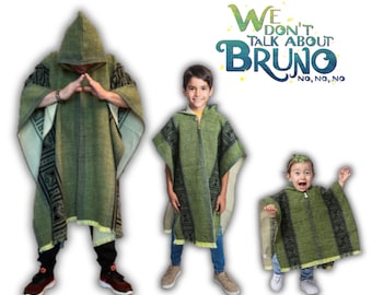 Poncho Encanto Bruno Edición Limitada 100% Hecho a Mano en ECUADOR - El Original y de Alta Calidad