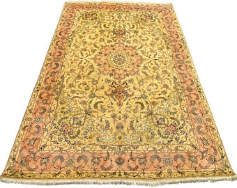 7x10 Antique super fine shahi tabraiz 70 RAJ All silk