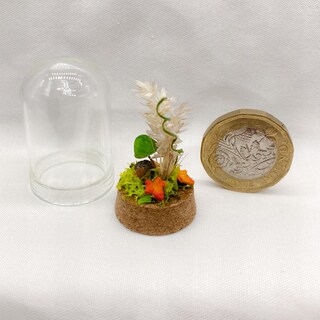 Casa Delle Bambole In Miniatura Fatta A Mano – Vaso In Vetro A Campana – Scala 1:12 – MyTinyWorld