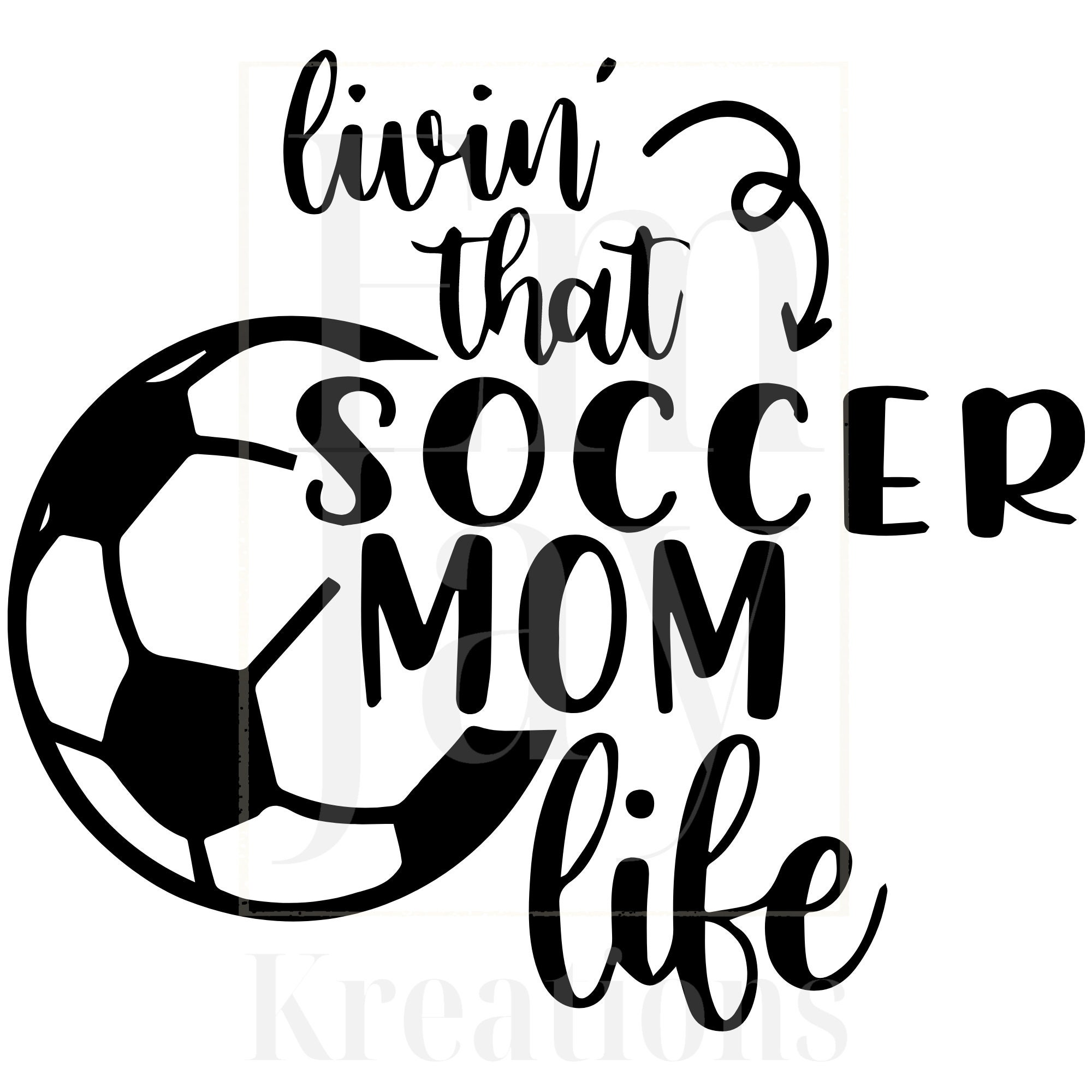 Sports Mom Life Cut File SVG Bundle 4 archivos perfecto Etsy