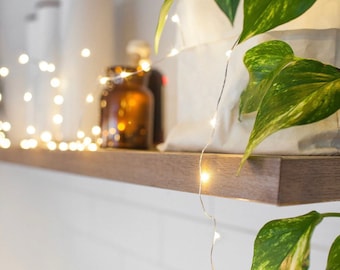 Guirnalda de luces LED USB: Guirnalda de luces LED de color blanco cálido - Decoración del hogar