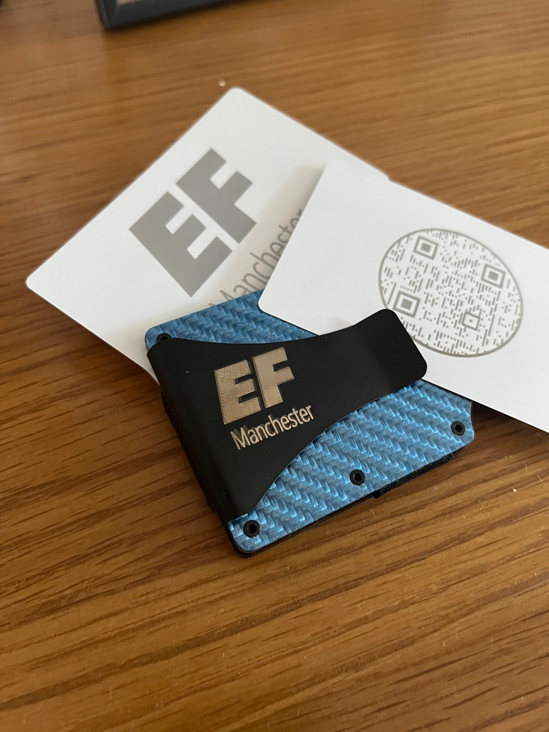 Personalised Aluminium Business Cards & Card Holder 30 Personalised