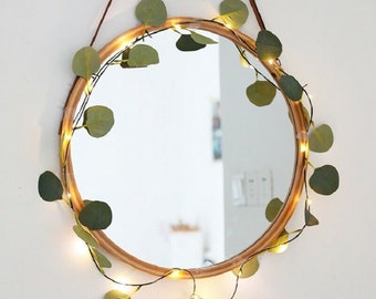 LED Eucalyptus Leaf String Lights - Decorative Lights - Floral Decor - Lighting - Free Shipping