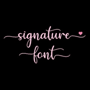 Hello Signature Duo Font with tails Embroidery Machine 624 Fonts 6 Sizes Instant Download BX Monogram Swashes Calligraphy Elegant Script set