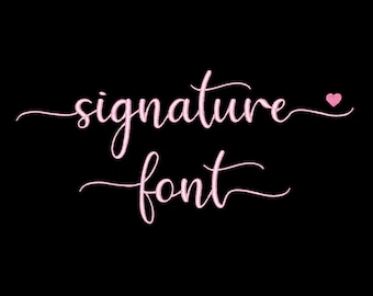 Hallo Signature Duo Schrift mit Schwänzen Stickmaschine 624 Schriftarten 6 Größen Sofortiger Download BOX Monogramm Swashes Kalligraphie Elegant Script Set