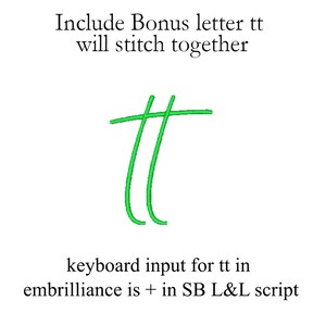 Lemon & Lime Duo Embroidery Font BX Monogram 658 Files Sans and Script ...