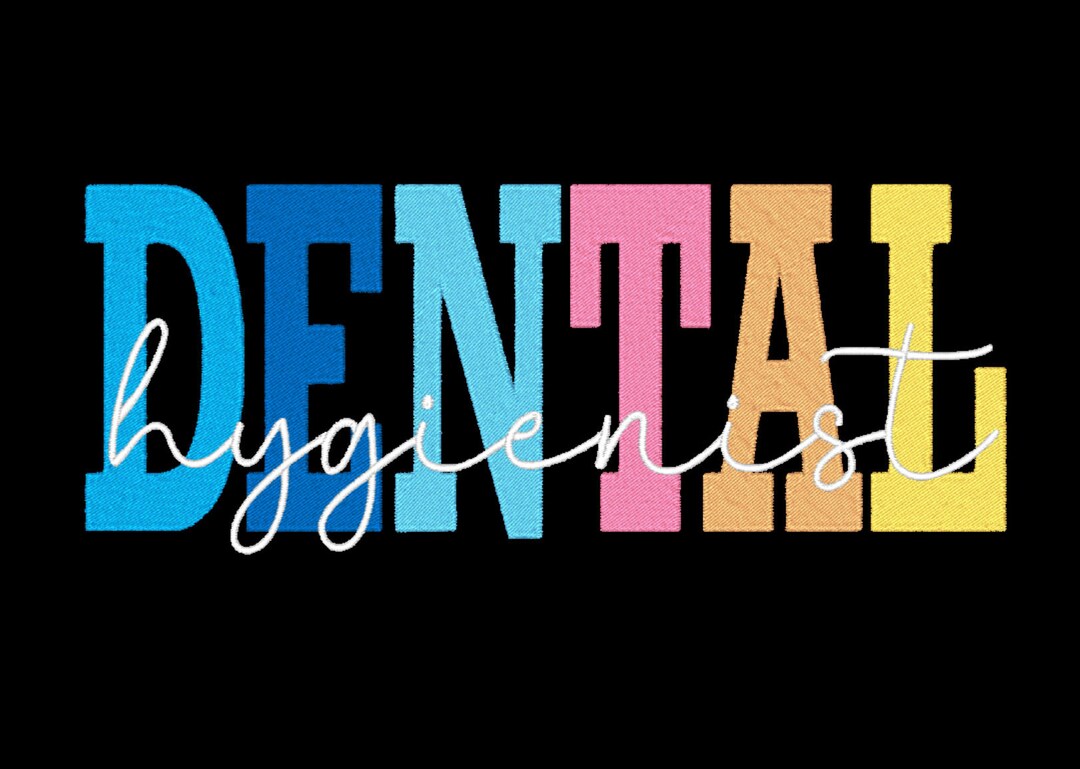 Dental Hygienist Embroidery Machine Designs 11 Sizes INSTANT Etsy
