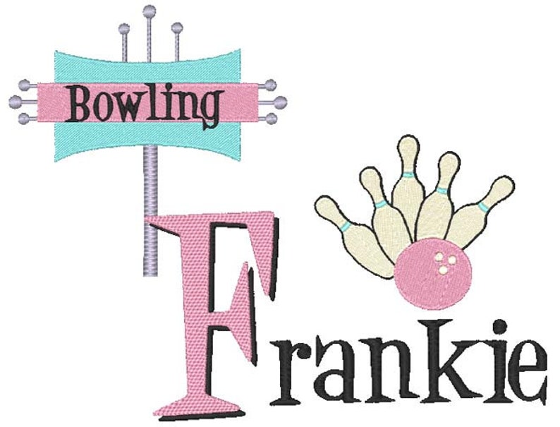 149 bowling team jessecmault machine designs bundle set fonts  etsy