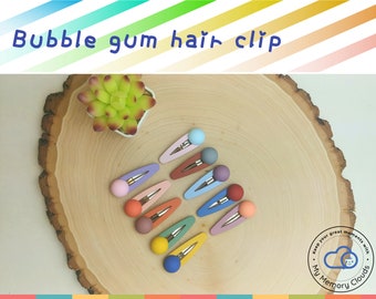 Daily Hair Stylish Bubble Gum Hair Clips - Hair Barrettes , Hair Pins easy clip hair clips daily hair clips Gift hair accessories