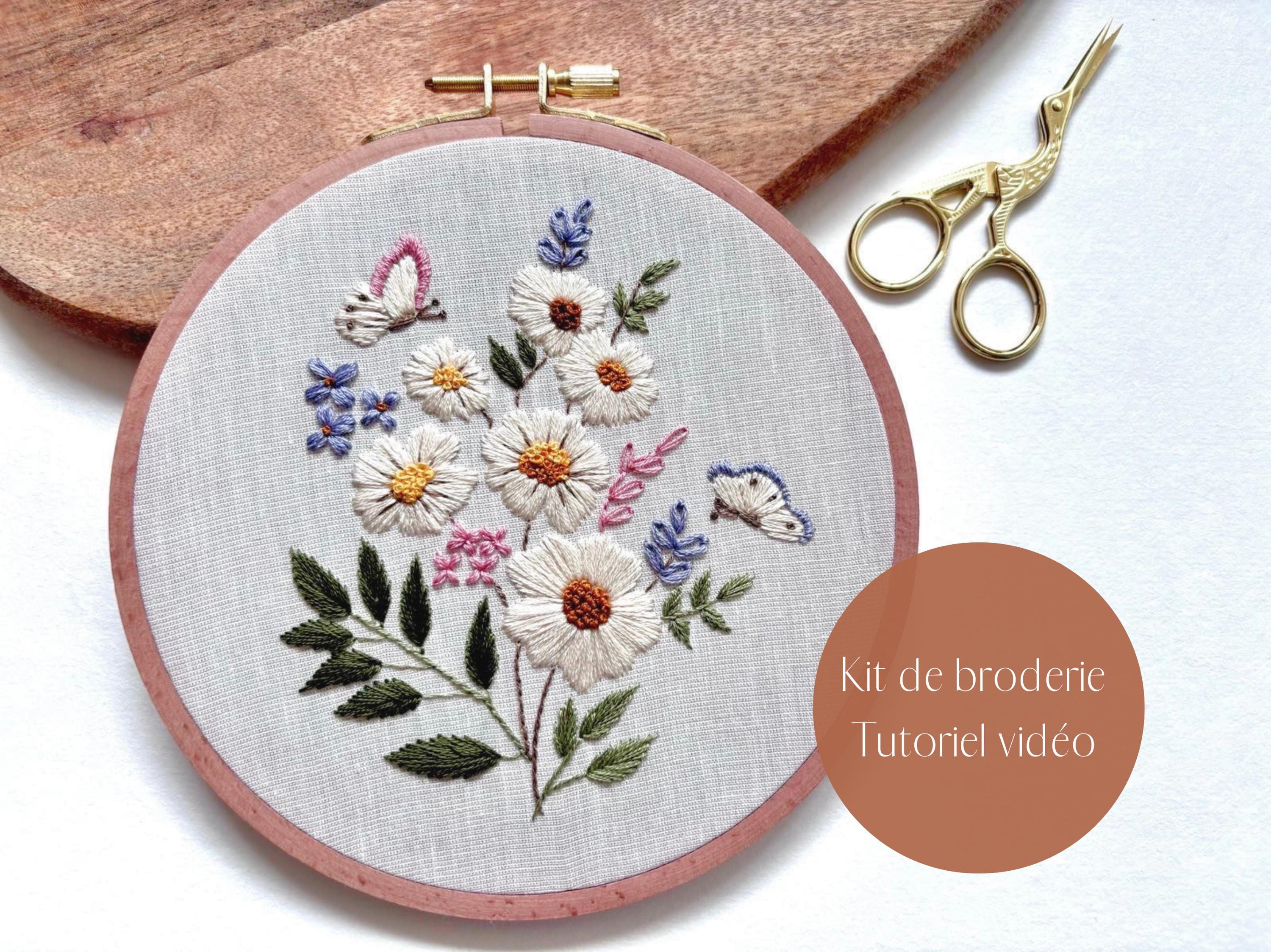 Kit de points de croix tournesol, fil de coton 18c... - Grandado