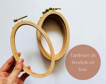 Wooden embroidery hoops, oval embroidery hoops, cross stitch embroidery tools, traditional embroidery