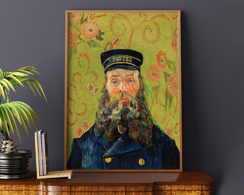 The Postman by Vincent Van Gogh 115 Famous Painting Painting - Etsy