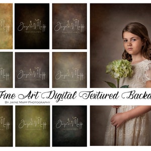 Campo de trigo: 9 superposiciones de Photoshop con texturas pictóricas de retratos de bellas artes, texturas para Photoshop, lienzo, fondo digital.