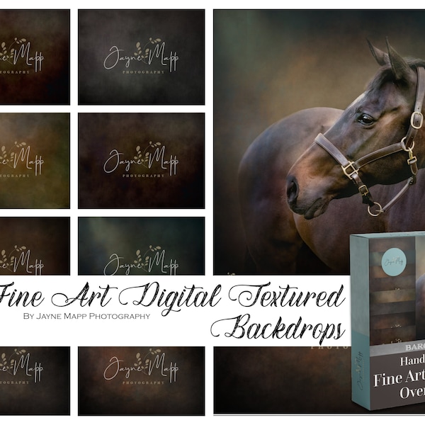 8 Fine Art Portrait Painterly Texture Photoshop Overlays. Baroque collection. Textures for Photoshop, PS Textures, digital backdrop Jpg.