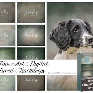 Waldtöne: 8 Fine Art Portrait Painterly Texture Photoshop Overlays, Texturen für Photoshop, PS Texturen, digitaler Hintergrund JPG.