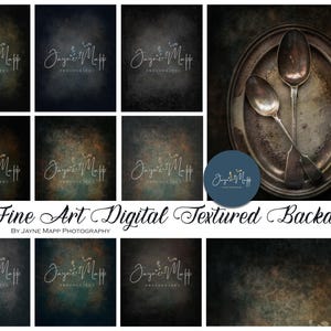 Smoked! : 9 Beautiful Fine Art Portrait Painterly Texture Photoshop Overlays, Textures for Photoshop, digital backdrop background, jpgs