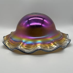 Todd Phillips for Quoizel, Iridescent/opalescent Ruffled Edge Art