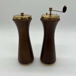 Rare Vintage Sankyo MCM Musical Salt and Pepper Shakers