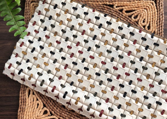 Vintage 1940s Plasticflex Clutch purse