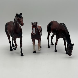 Lot of 3, Vintage Model Horses, Hartland or Breyer