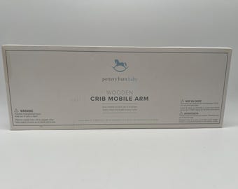 Pottery Barn Crib White Mobile Arm, like new, original packaging