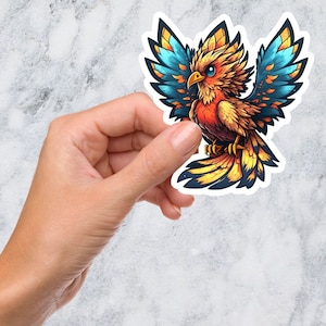 cute griffin sticker, animal sticker, sticker sheet, mythology creature