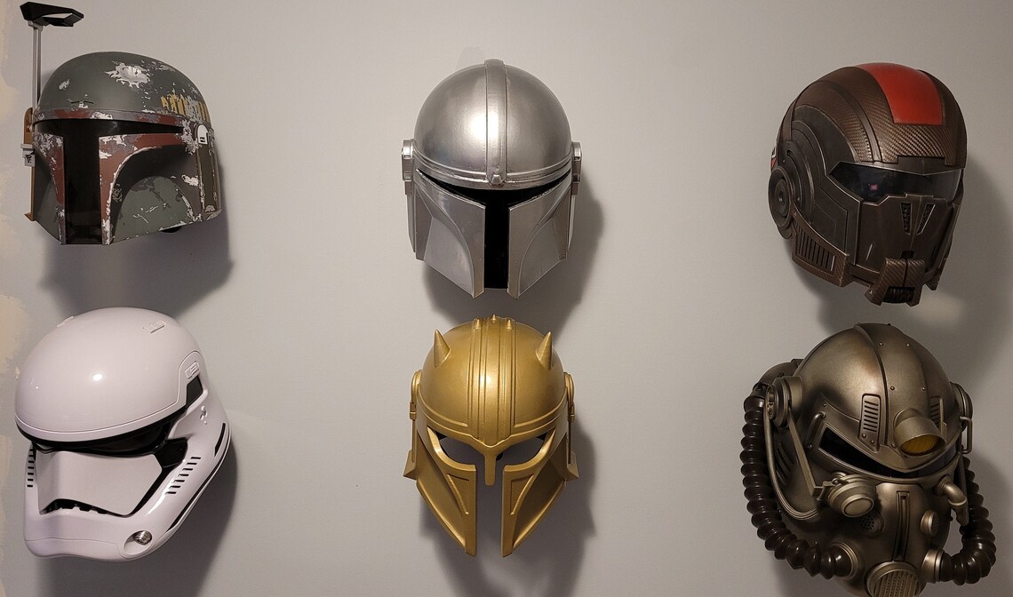 Helmet Wall Mount Etsy