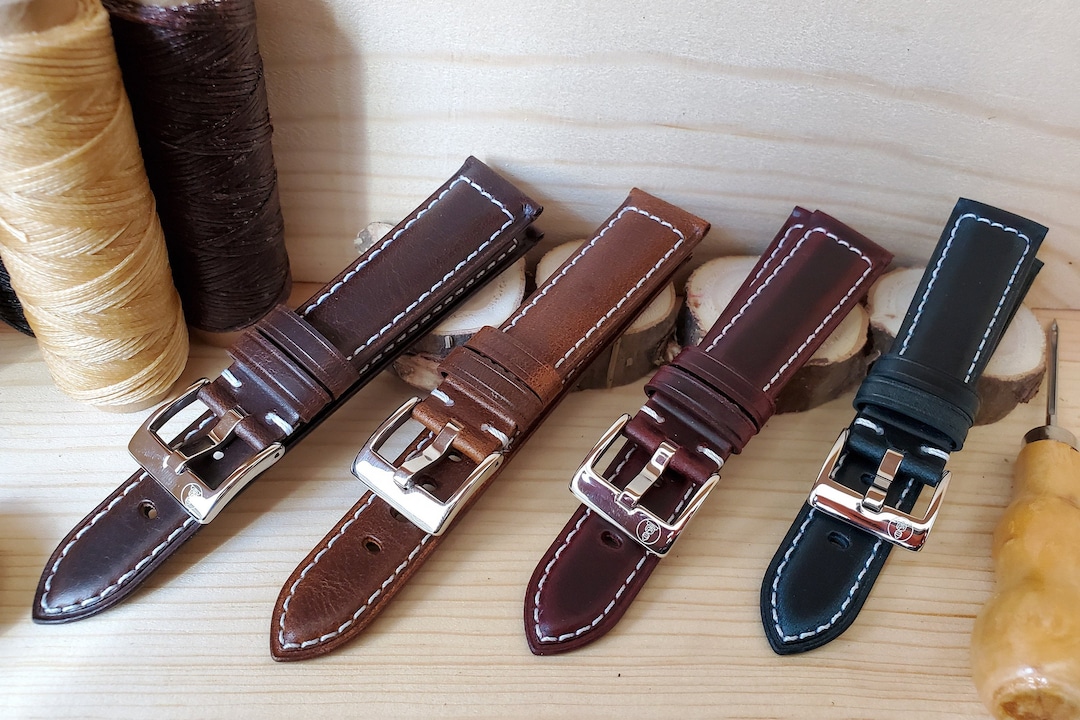 Leather Watch Straps Etsy