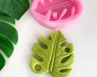 Leaf silicone mold/  / resin for mold / plaster for mold/ gypsum silicone mold, polyester resin for silicone mold / for home decor mold