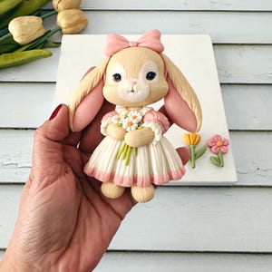 Rabbit silicone mold / Polyester resin mold / pkaster mold / baby stuff silicone mold / 2D silicone mold