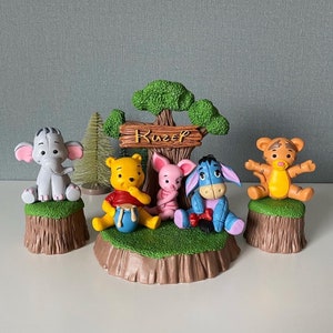 Winnie the pooh silicone mold / resin mold / plaster mold / gypsum silicone mold / truck mold