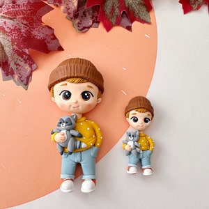Boy baby  silicone mold / resin mold / plaster mold