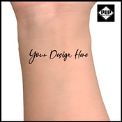 Custom Temporary Tattoos A5 Sheet Full of Your Own Tattoo Designs - Etsy