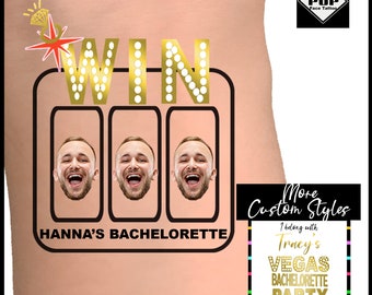 Las Vegas Bachelorette Party Favors l Bachelorette Party Favor, Bride Gift,Groom's Face Tattoo, Bride Tattoo, Funny Gift, custom, gifts