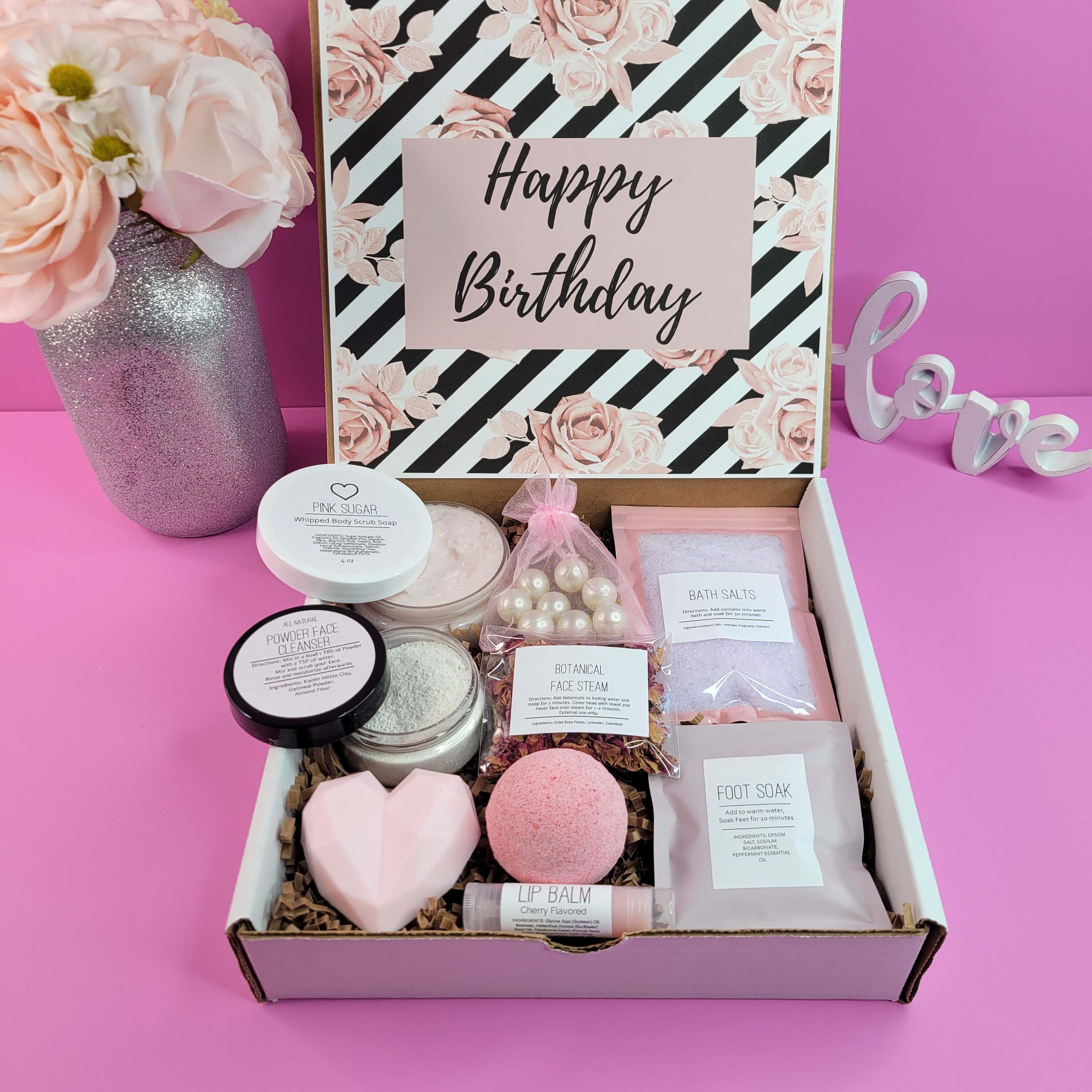 Happy Birthday Gift Box Friend Birthday Gift Gift for Best Etsy